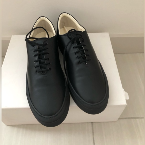 The Row 40.5, Marie H Sneakers, Black leather - Picture 4 of 10